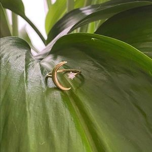moon and star ring